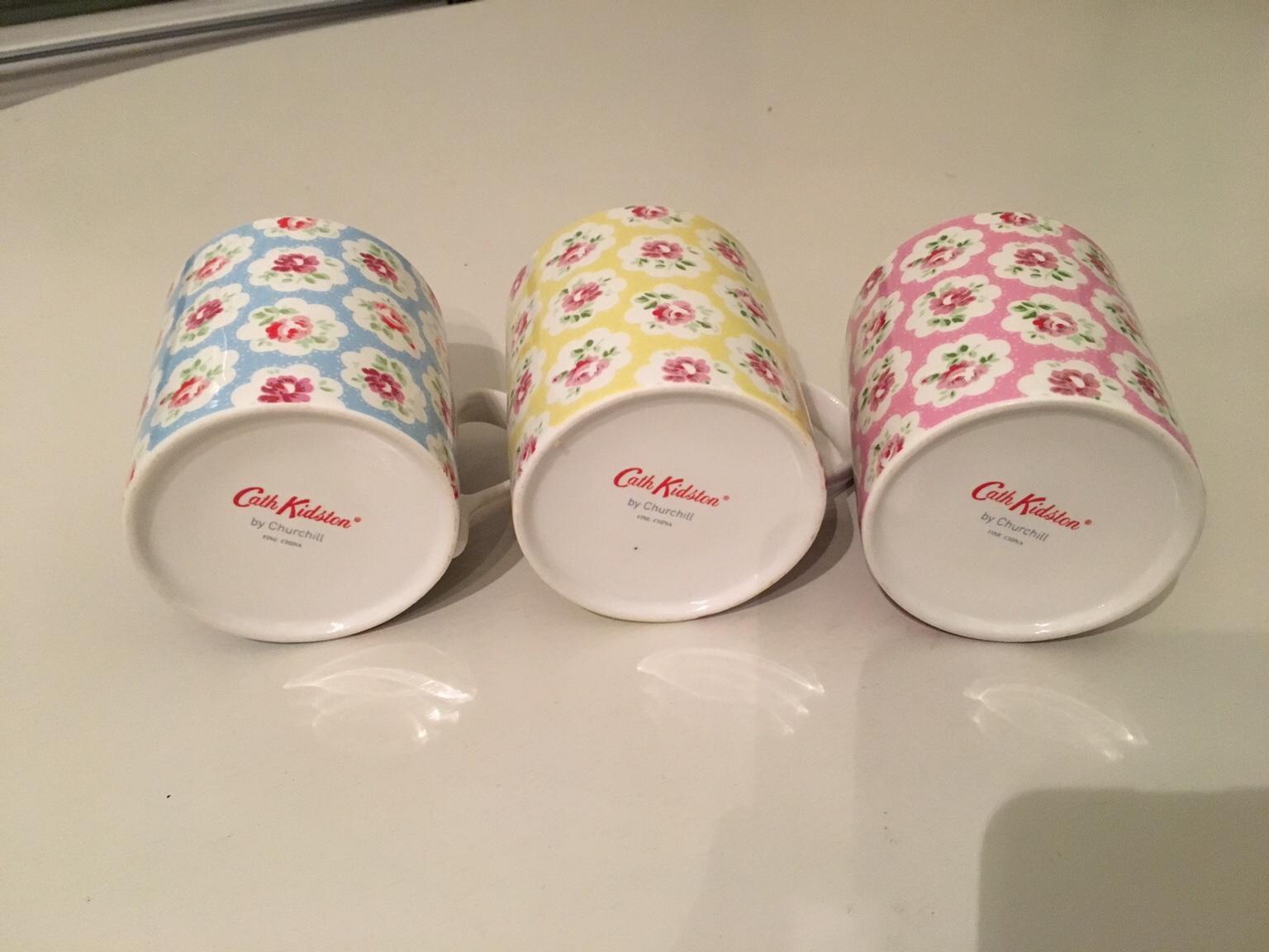 Cath Kidston Mugs x3 Fine China in GU14 Rushmoor für £ 5,00 zum