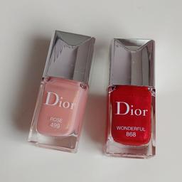 Verkaufe meine beiden Dior Nagellacke:

-) Dior Vernis in rose 499
-) Dior Vernis in wonderful 868

Beide zusammen um 30€