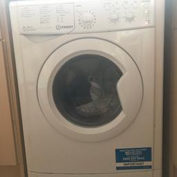 Indesit washer dryer good condition. Available to pick up from tomorrow, Tuesday 10th September. Must be able to pick up from first floor maisonette.