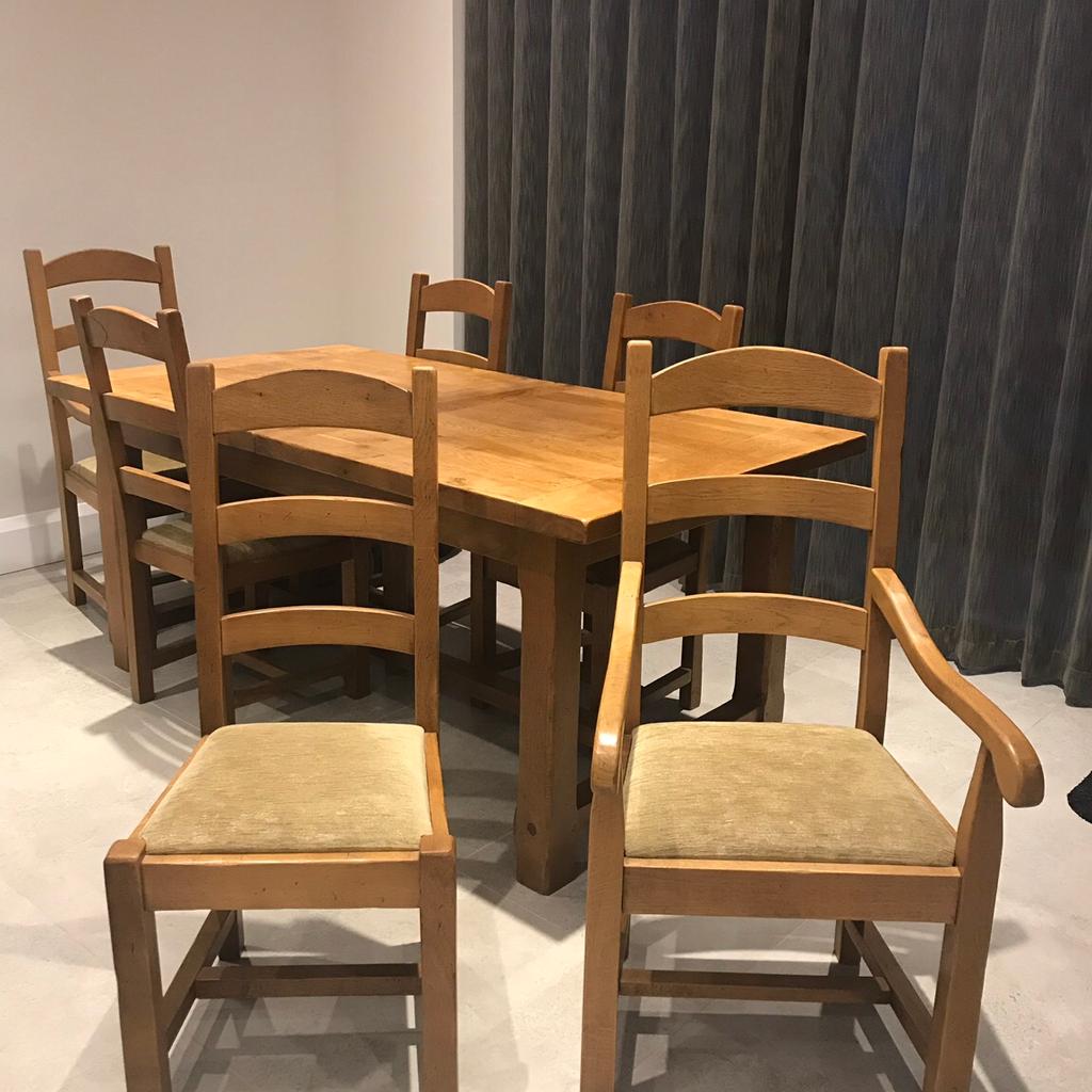 John Lewis Bergerac Solid Oak Table & Chairs in SG13 East Hertfordshire ...