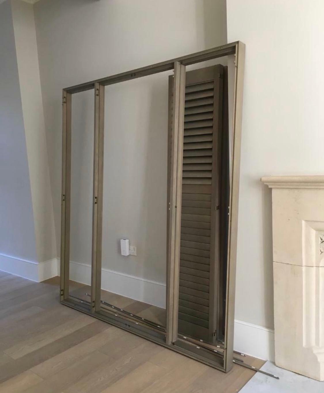 White Teak Wooden Window Shutters / Blinds in W2 Westminster for £250.