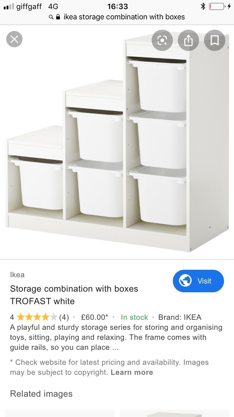 Ikea toy storage unit in WV13 Walsall for £50.00 for sale Shpock