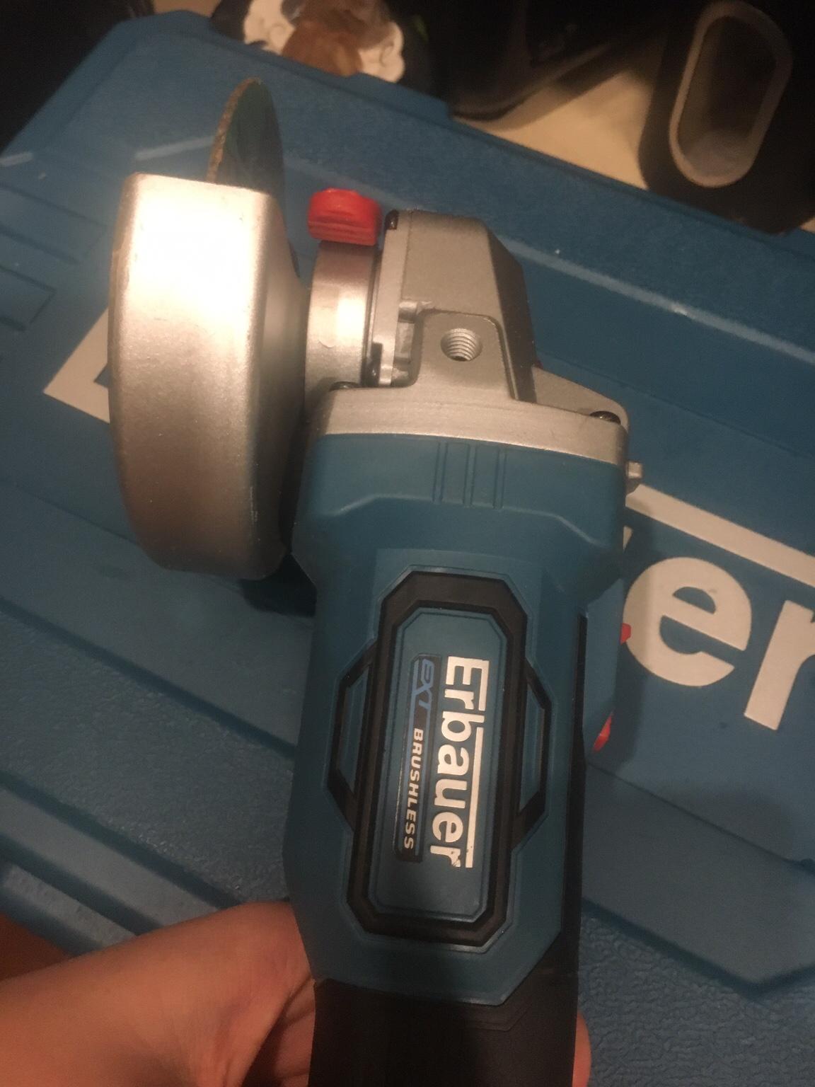 Erbauer on sale grinder cordless