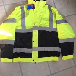 Yellow High Vis Bomber jacket
Size XL
Brand New