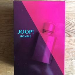 Super lang anhaltender Duft: verkaufe Dreier-Set Joop Homme, bestehend aus Eau de Toilette, 30 ml, Shower Gel 50 ml und After Shave Balm 50 ml Neu und in Original-Verpackung.