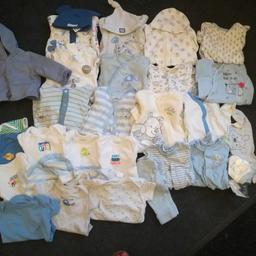 Lovely bundle here all in excellent condition Disney, next etc etc around 25 items here nice start off to any newborn boy