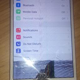 fully working
just needs new screen
iCloud unlocked
16GB
scratches on back 
unlocked to all networks 
collection pitsea