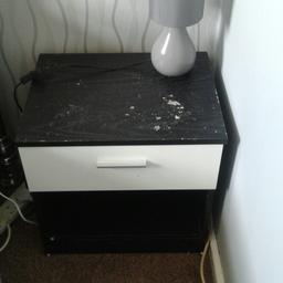 2x bedside cabinets needs tlc on top Good con otherwise. £10 each Collection or delivery available