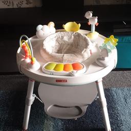 John Lewis Exclusive- rrp £135
SKip Hop 3-in-1 Silver Cloud Baby's View Activity Centre

Excellent Condition, Like New