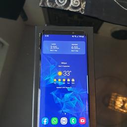 Samsung s9 black
Unlocked
Slight crack in the corner as seen in pictures does not affect use. Works perfectly
Only 2 months old still has the original plastic on the back.
Comes with box and all accessories