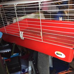 Collection only! Good size , just the cage. It has clip fasteners arround the bottom. Needs to go asap as we don’t have room & no animal for it.