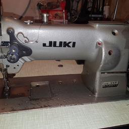 Juki Lu 563 walking foot industrial sewing machine. In a good used condition and is suitable for Denim, leather and vinyl.
Its very heavy and will have to be collected as it will need more than one person to move it and a van to take it away. There are also the contents of the room if wanted.. Spare parts, reels of piping, cottons, scissors etc. 
Will consider SENSIBLE offers, and it can also be viewed before buying.