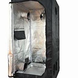 60 x 60 x 140 grow tent 

Mylar lined. In perfect condition, barely used (used to start tomatoes and chillies early) 

Collection only
