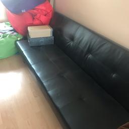 Leather sofa bed great condition no longer needed