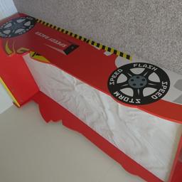 RED CHILDREN'S RACING CAR BED SINGLE