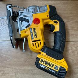 I seling my new jigsaw Dewalt DCS331N 18vXR Cordles with 4Ah XR batery and one pack blades.

Please do not offer me silly offer it will be immediately cancel !