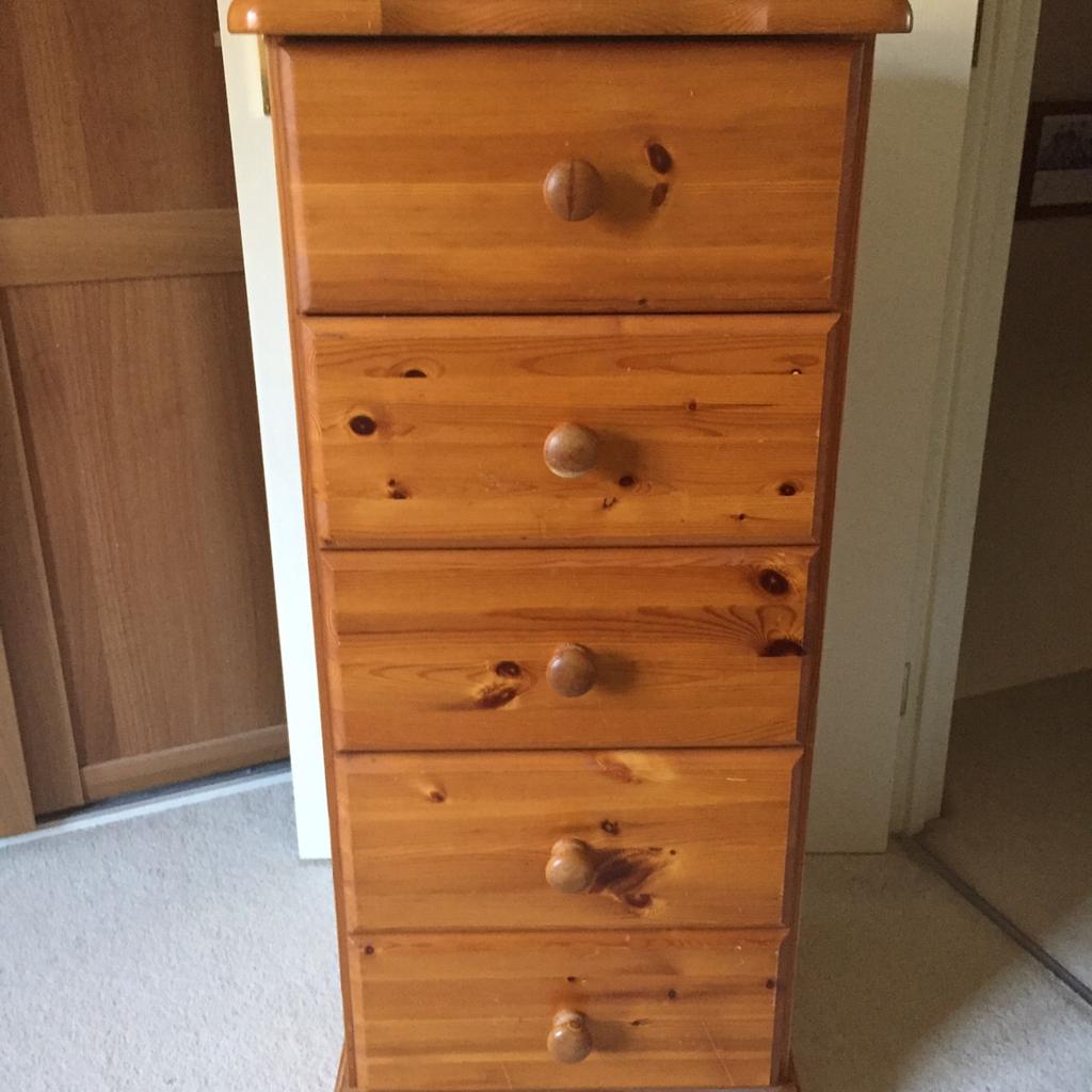 5 Draw Tall boy chest of drawers in B31 Birmingham for £42.00 for sale