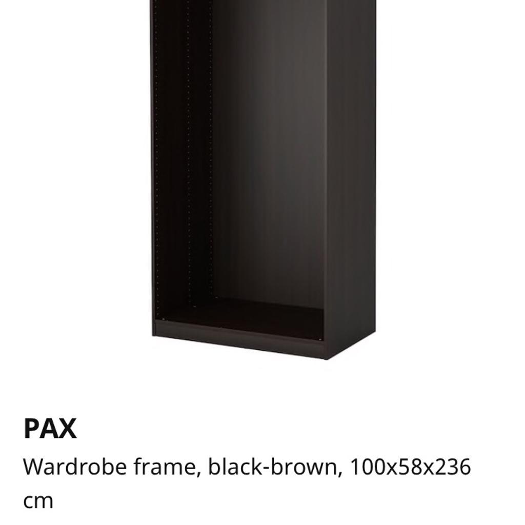 Ikea PAX VIKEDAL mirror wardrobe blackbrown in NG14 Sherwood für 125