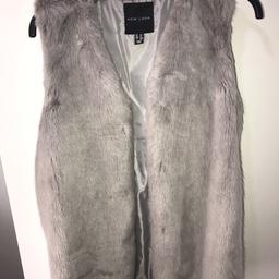 Brand new, ladies size 12 faux fur gilet. From new look brought for £29.99 just too big for me now! Collection only, message me if you are interested thank you