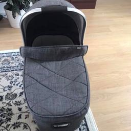 Beautiful sturdy pushchair bought from new with carrycot, paid over £1000. Comes with footmuff.

In great condition, smoke and pet free home. 
Less than 2 years old. Cleaned thoroughly. 
Delivery within reason. 
Open to sensible offers.