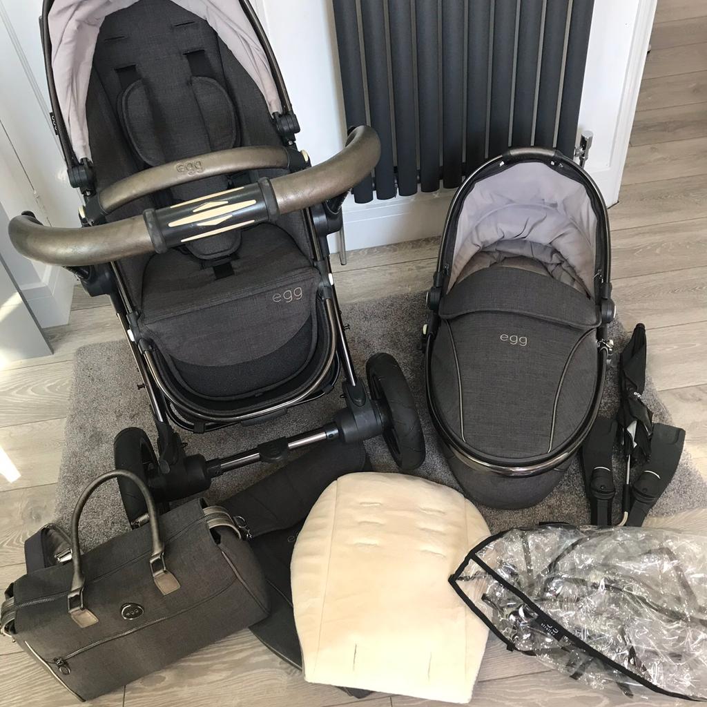 Egg stroller shop pewter grey