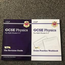 Gcse physics revision guides £2 each or both for £3 will consider reasonable offers