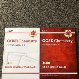 Gcse chemistry revision guides £2 each or both for £3 vgc will consider reasonable offers