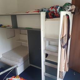 selling a kids cabin bunk bed used but in very good condition collection only as moving house and would not fit in the new property.

still available to purchase online i put the link up in the picture.

collection only from nw5.