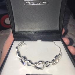 Love heart Warren James Swarvoski bracelet, never been worn