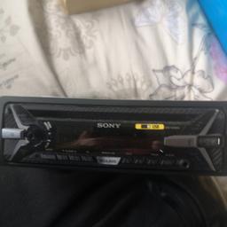 Sony mega bass car stereo hardly used like new first to see will buy it