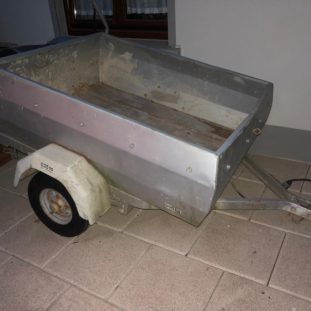 DDR Anhänger HP 350 für Auto, Quad, TÜV 12/20 in 63877 Sailauf für 130