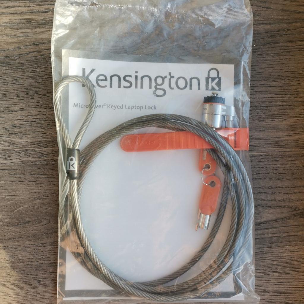 NEW, UNUSED

Kensington MicroSaver Keyed Laptop Lock with High-Carbon, Cut-Resistant Cable and T-Bar Locking Mechanism

Collection only