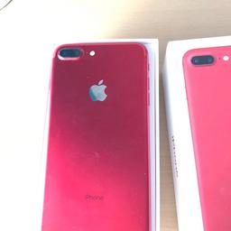 iPhone 7 Plus 128G red 

Selling just because passing to the next model.
The device is always been used with case and screenprotector, it completey looks like new.

It comes with :
- Apple Charger
-Lightening Data Cable
-Apple Earphones
- original box