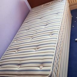 single bed and mattress good condition collection only st5