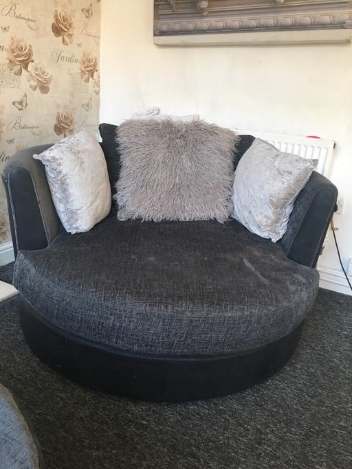 Buy & Sell Newton Heath Manchester - Photos for Corner sofa with. Spinning chair