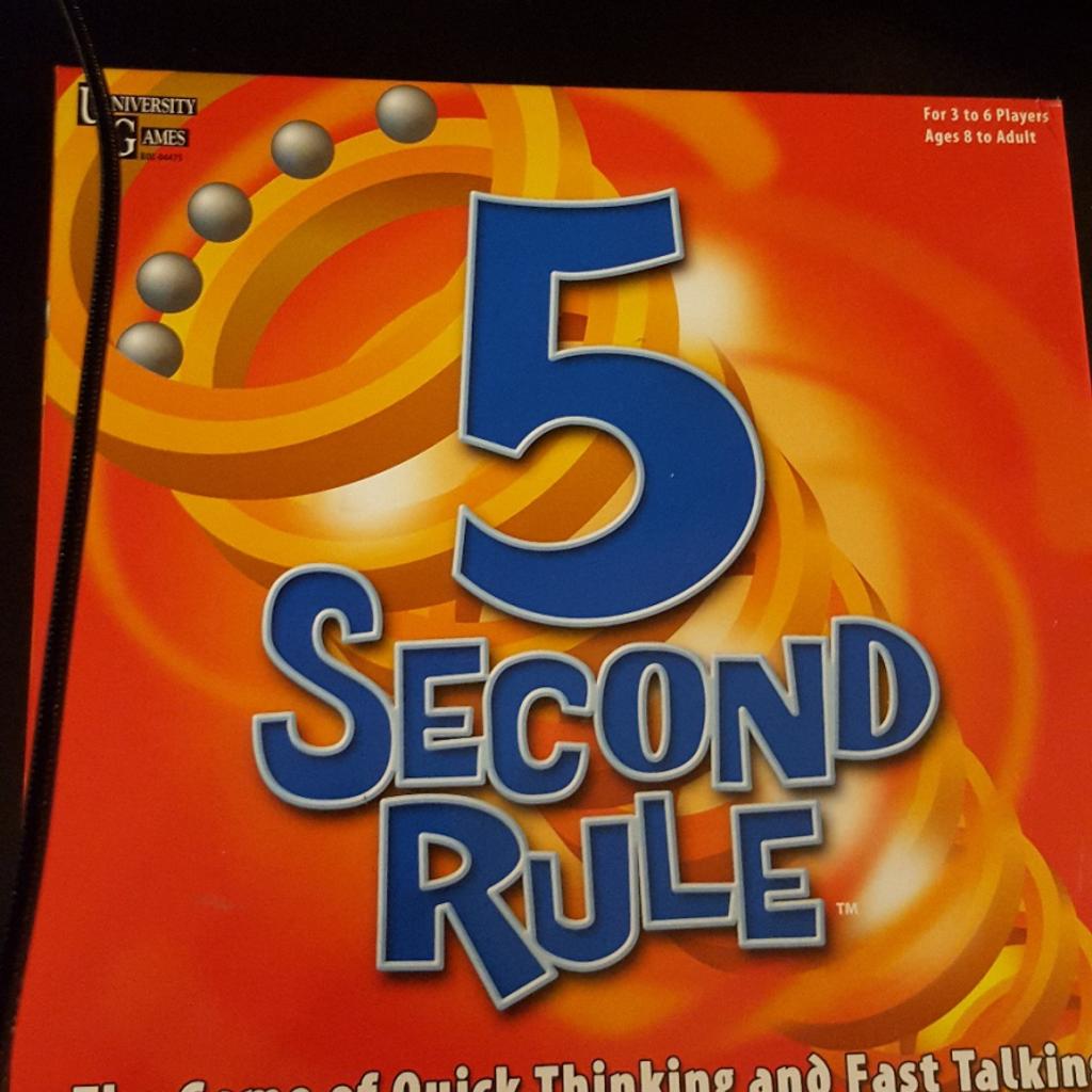5 Second Rule Board Game In OL8 Oldham F r 8 00 Zum Verkauf Shpock AT