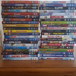 bundle of 42 children's dvds. used but work