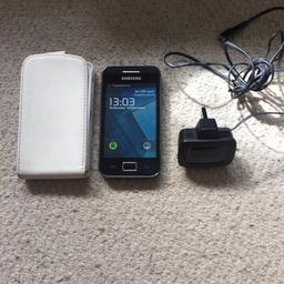 Here I have for sale a

Samsung Galaxy Ace GT- S5830

Network - Unlocked

Condition - Very Good

Comes with - A charger

Fully working no issues, Very good condition. Hardly any scratches

Android operated phone