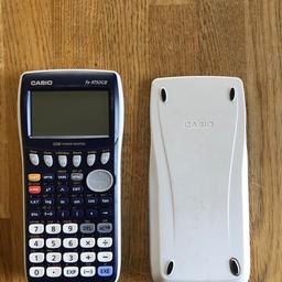 Casio miniräknare som jag hade under min gymnasietid. Välskött och allt fungerar på den