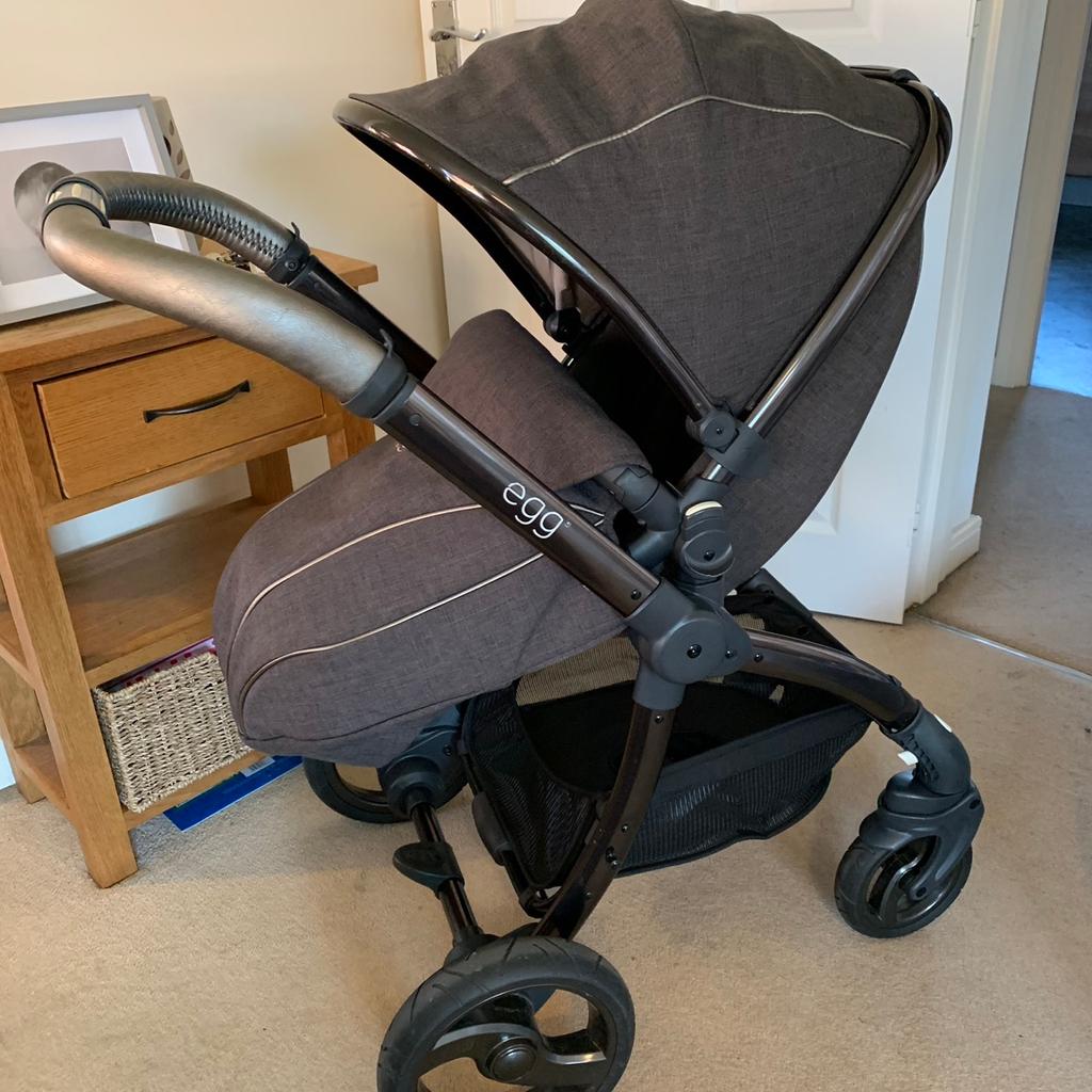 Egg pram grey clearance pewter