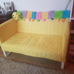 Ikea sofa, 2 seater, yellow, good condition and hardly used. want to get rid because no longer used 

collection se4