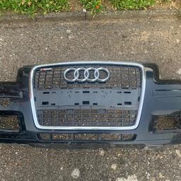 audi a3 phantom black LZ9Y colour code front bumper s line. some marks on bottom. 2004 - 2008 models. s line grill included. black editon