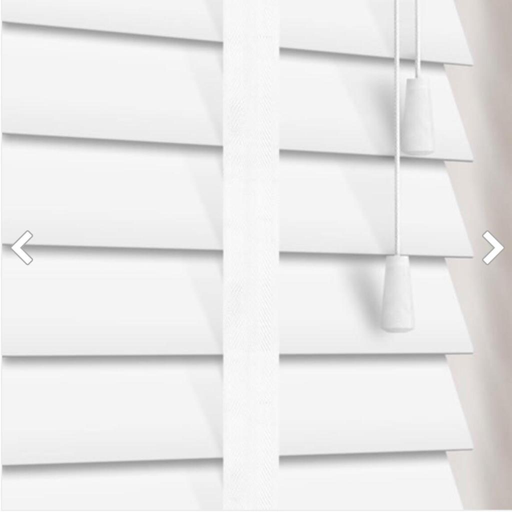 White Hillary wooden blinds in W10 Chelsea for £20.00 for sale Shpock