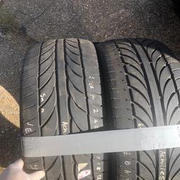 2 tyres pair Achilles ATR SP 
7 mm 245/45/18
Wrong size for my car 
Firs see will buy