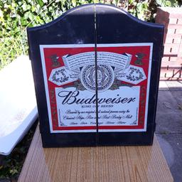 Budweiser dartboard in good condition