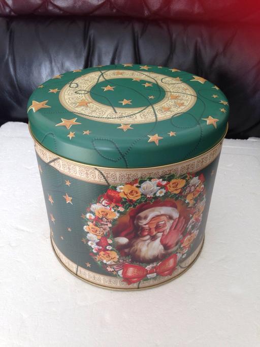 Buy & Sell Greater Manchester Bolton - Photos for LARGE XMAS STORAGE TIN