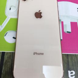 Hi I am selling iPhone 8 64gb In Rose Gold color Unlocked condition is like brand new and comes with Apple Charging kit also includes 3 months warranty.
Contact Jay on
07833322459
No swap Or offer plz 
Only Cash Payment no PayPal
