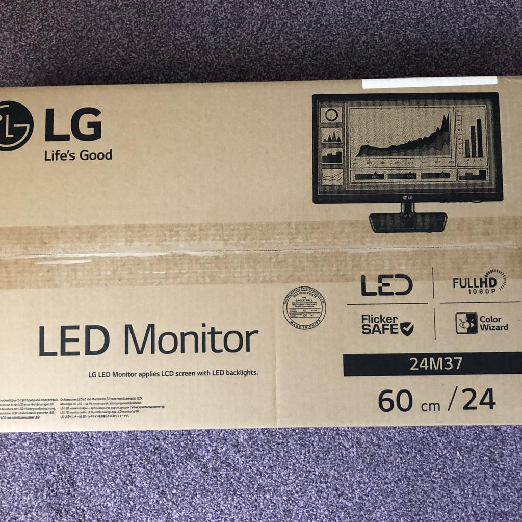 LG 24M37H-B 24 Inch Full HD LED Monitor in London Borough of Hillingdon ...