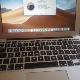 Hi. For sale a used but in exellent condition and fully working apple macbook air a1465 11" 2015 i5 cpu 4gb ram and 120 gb apple ssd storage drive.
Office 2019 installed 
Genuine Apple charger included 
No genuine box but will be packed safely  
Thanks for viewing