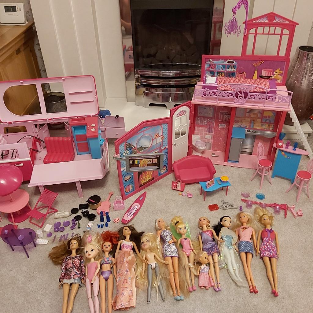 Barbie House and Steffi Campervan bundle in St Helens für 25,00 £ zum ...
